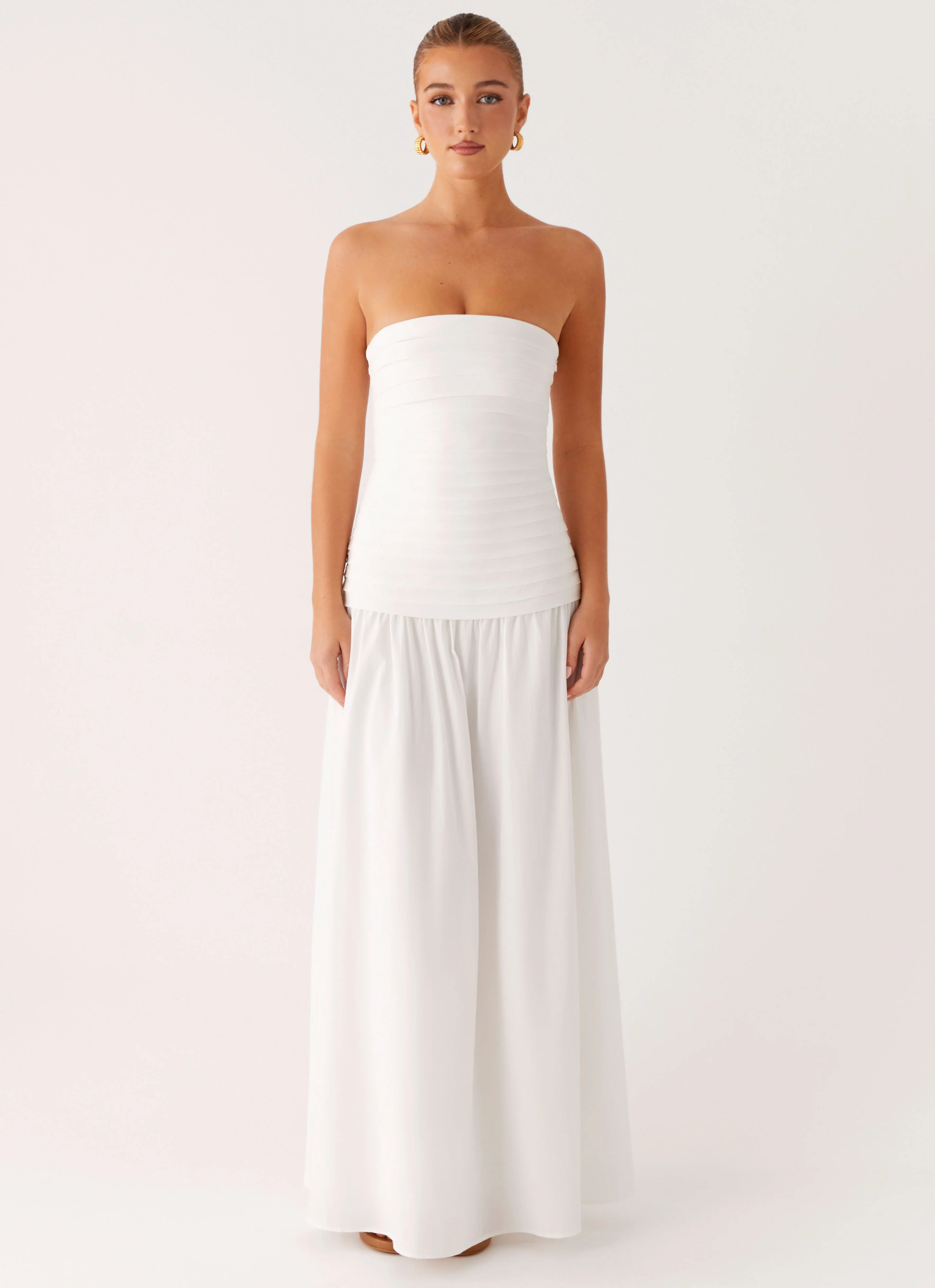 Tyrah Maxi Dress - White - Image 2