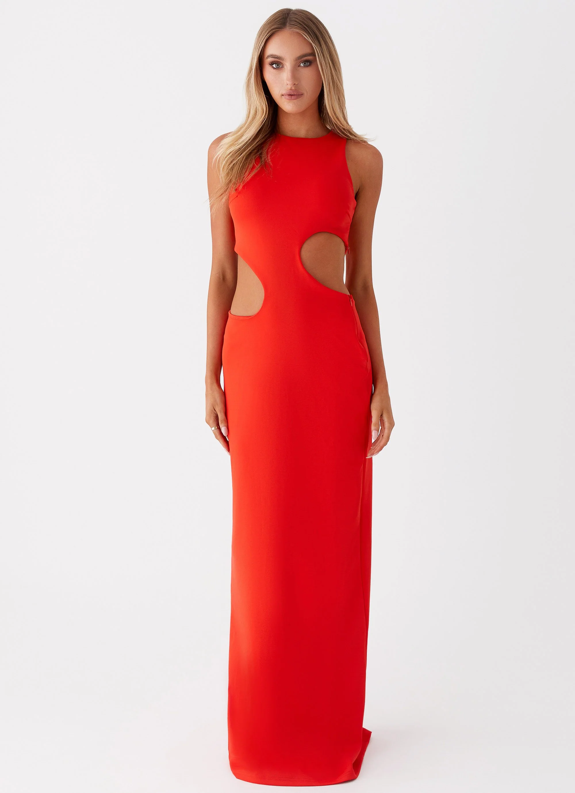 Vaeloria Maxi Dress - Red - Image 2