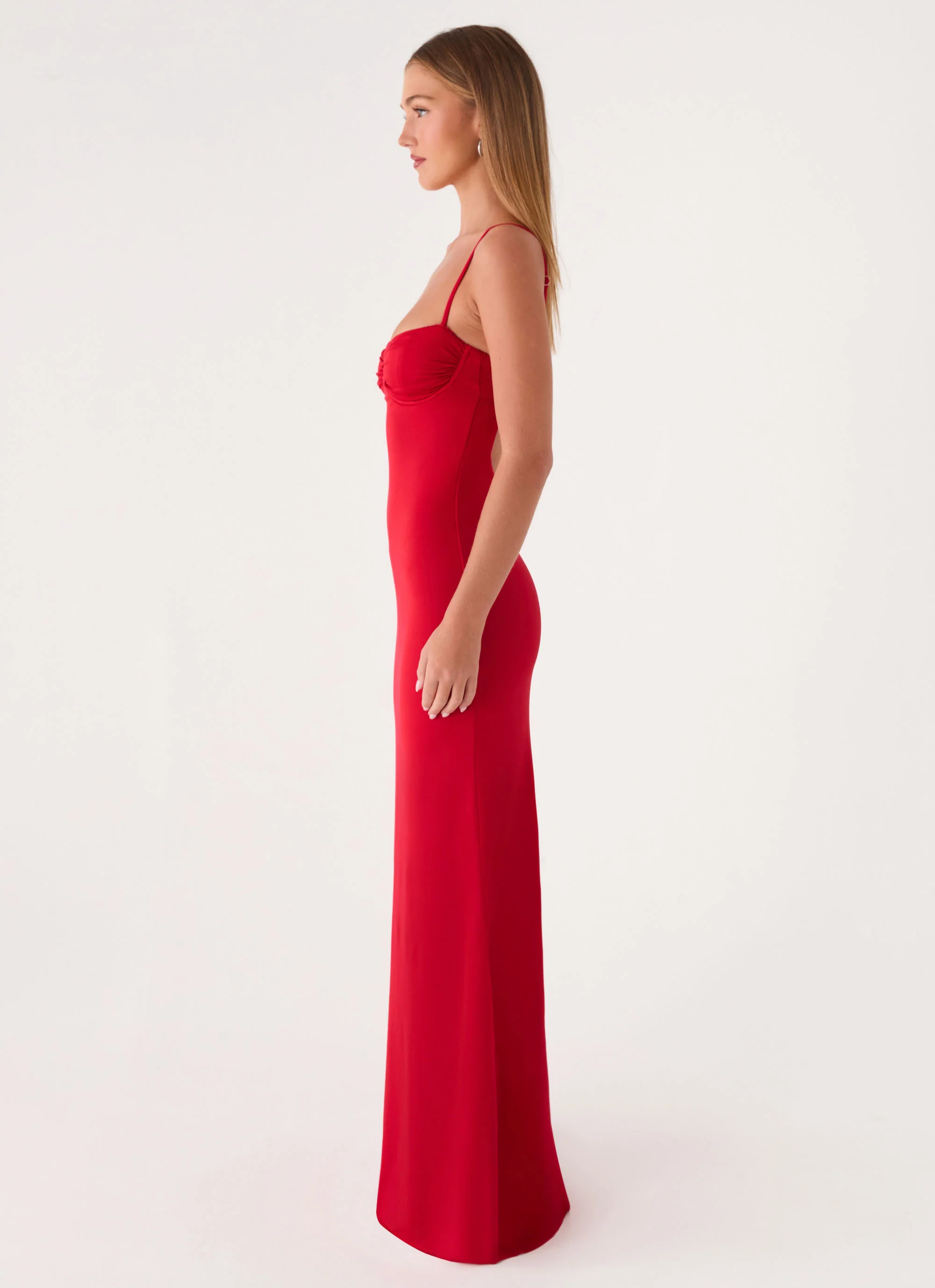 Vamonos Maxi Dress - Cherry Red - Image 2