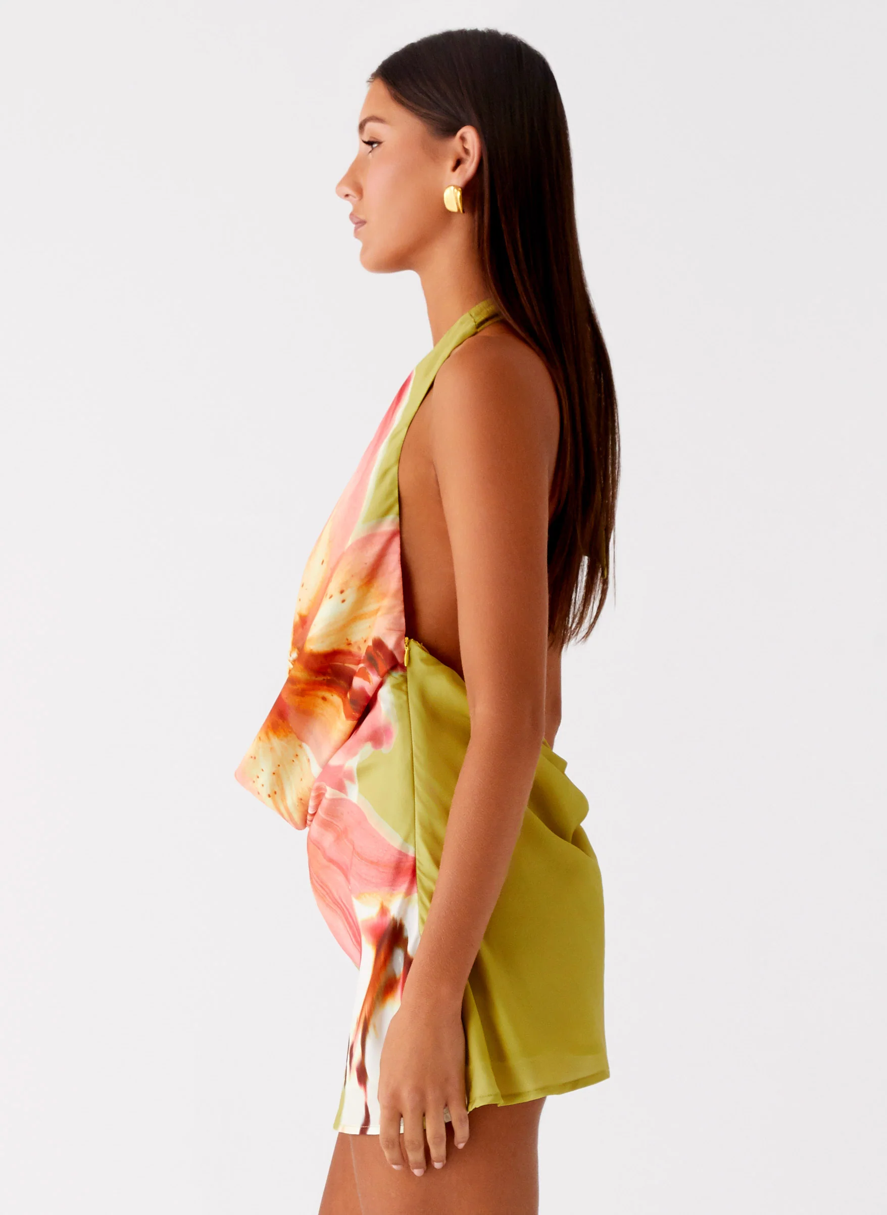 Varindra Cowl Mini Dress - Jungle Floral - Image 7