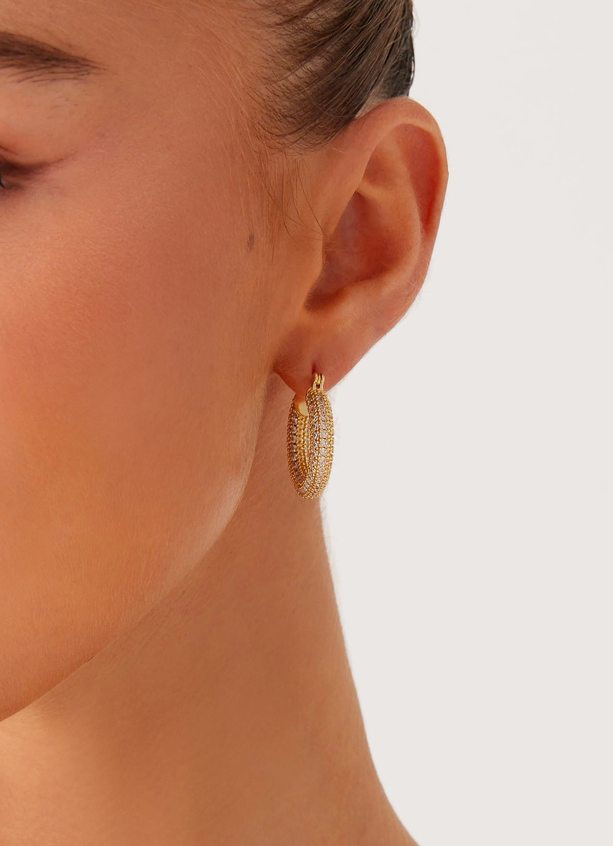 Violet Earrings - Gold - Image 3