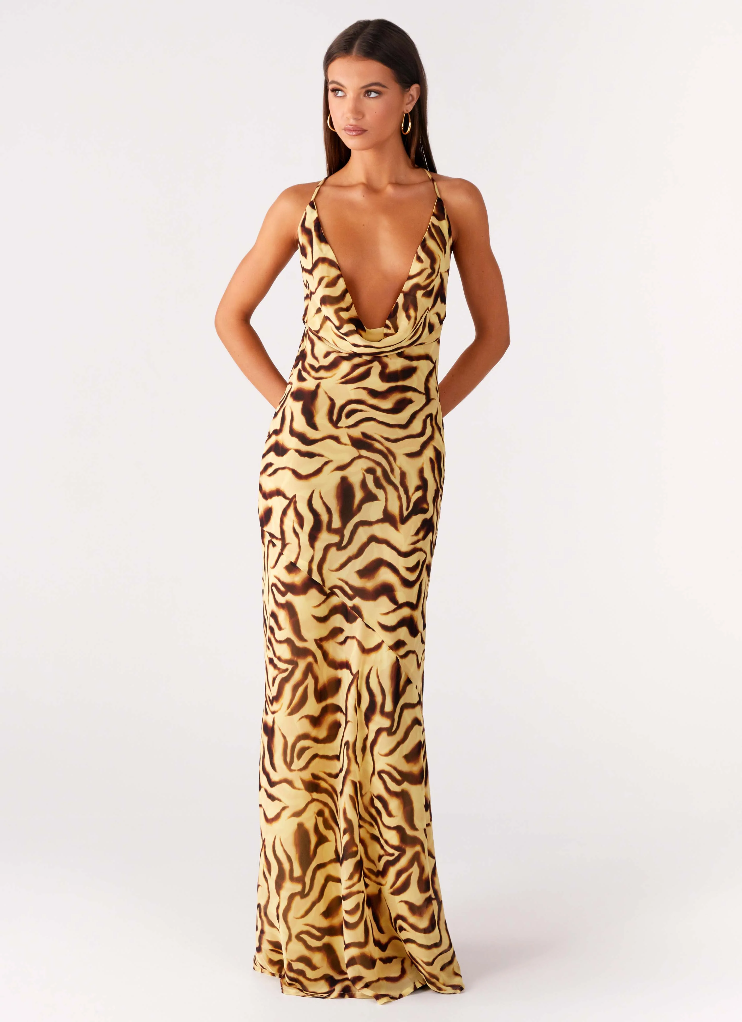 Viva Lune Maxi Dress - Laguna Print - Image 5