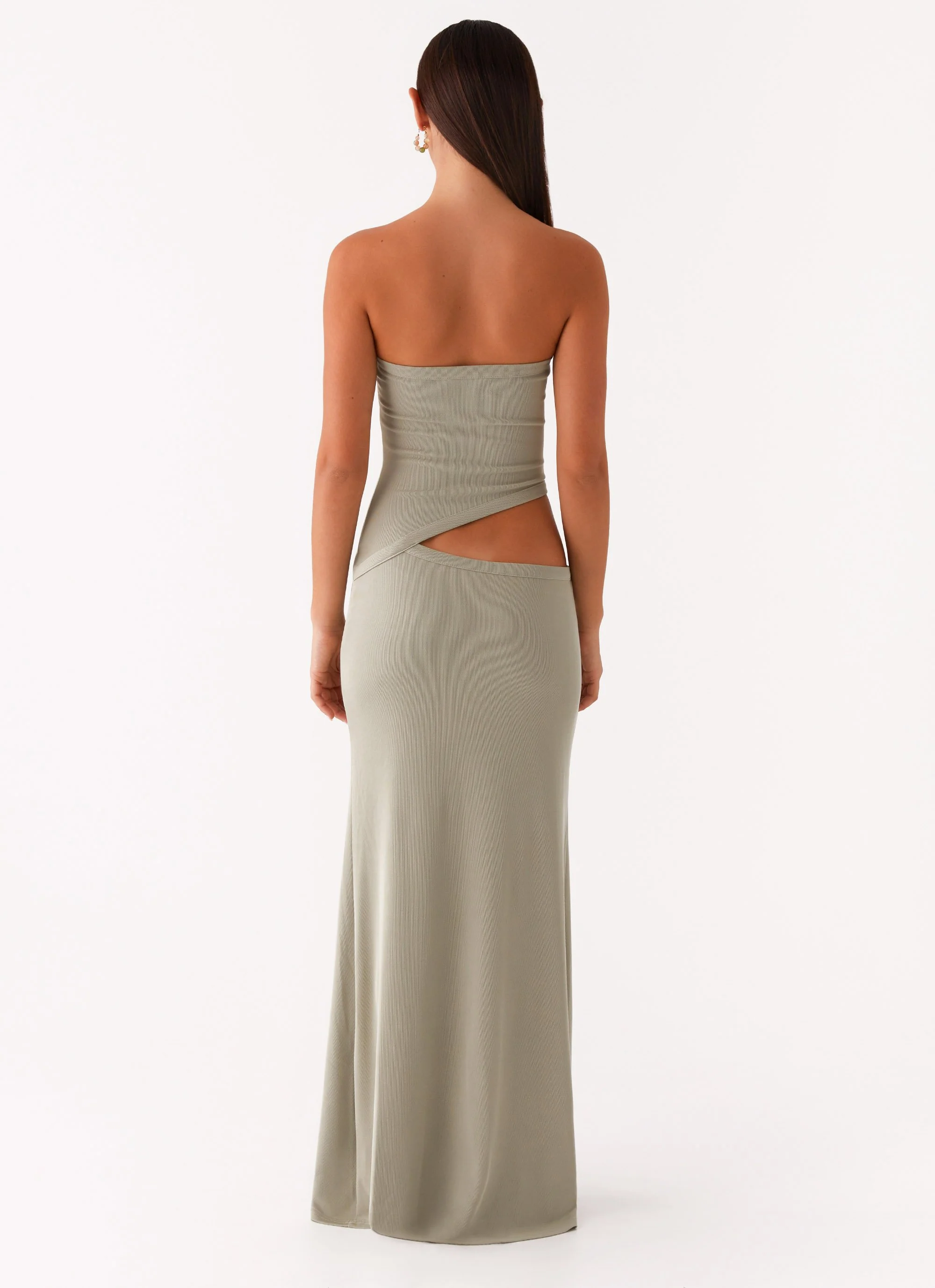 Wild Roses Maxi Dress - Sage - Image 2