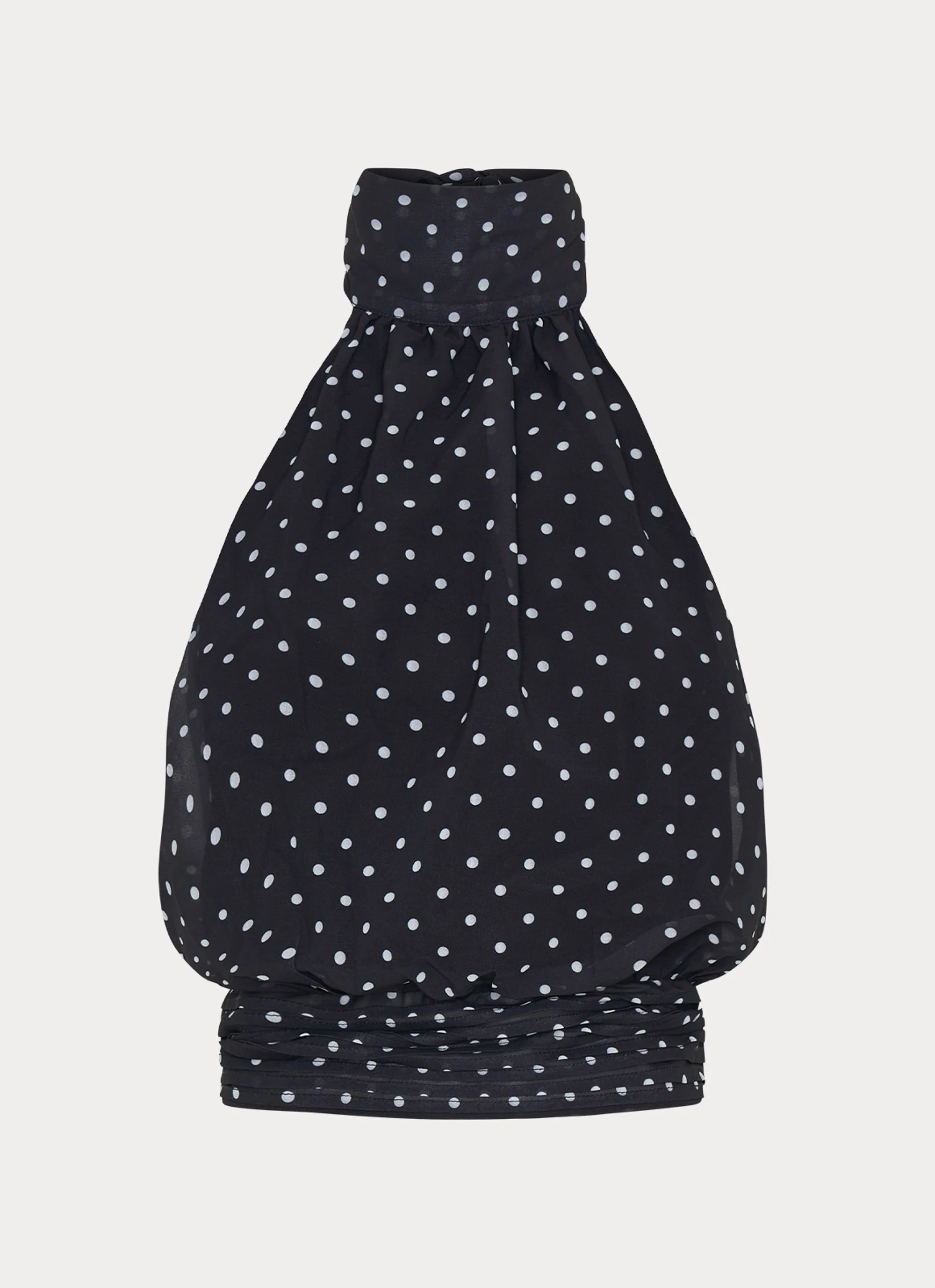 Willow Chiffon Top - Black Polkadot - Image 9