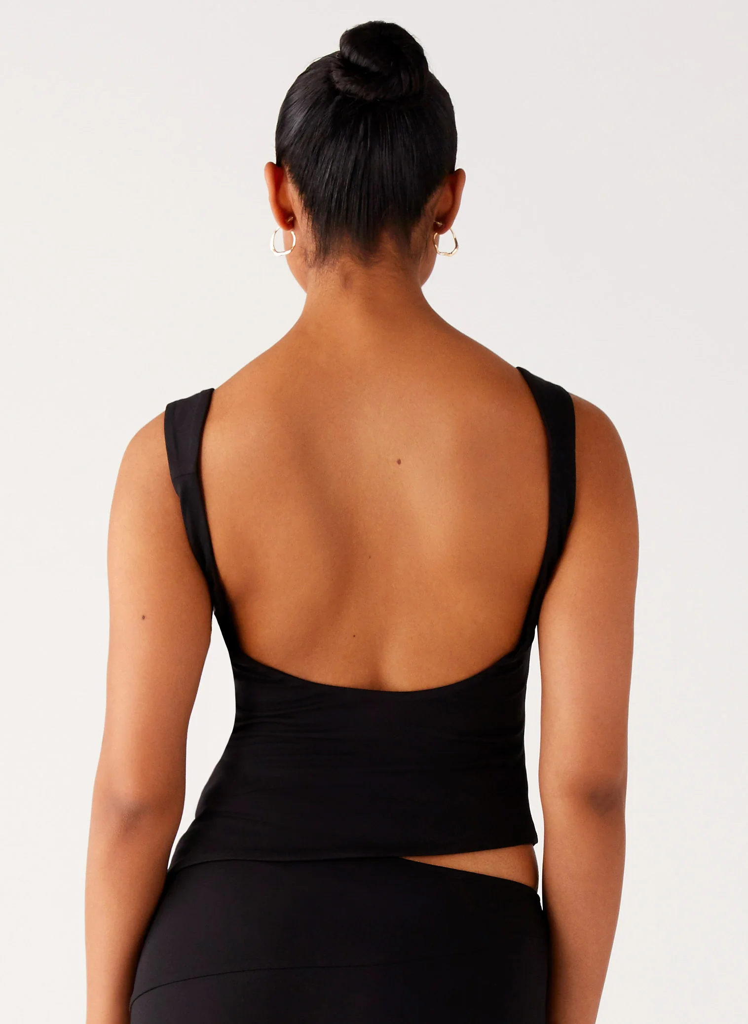 Wonderlust Cowl Top - Black - Image 4