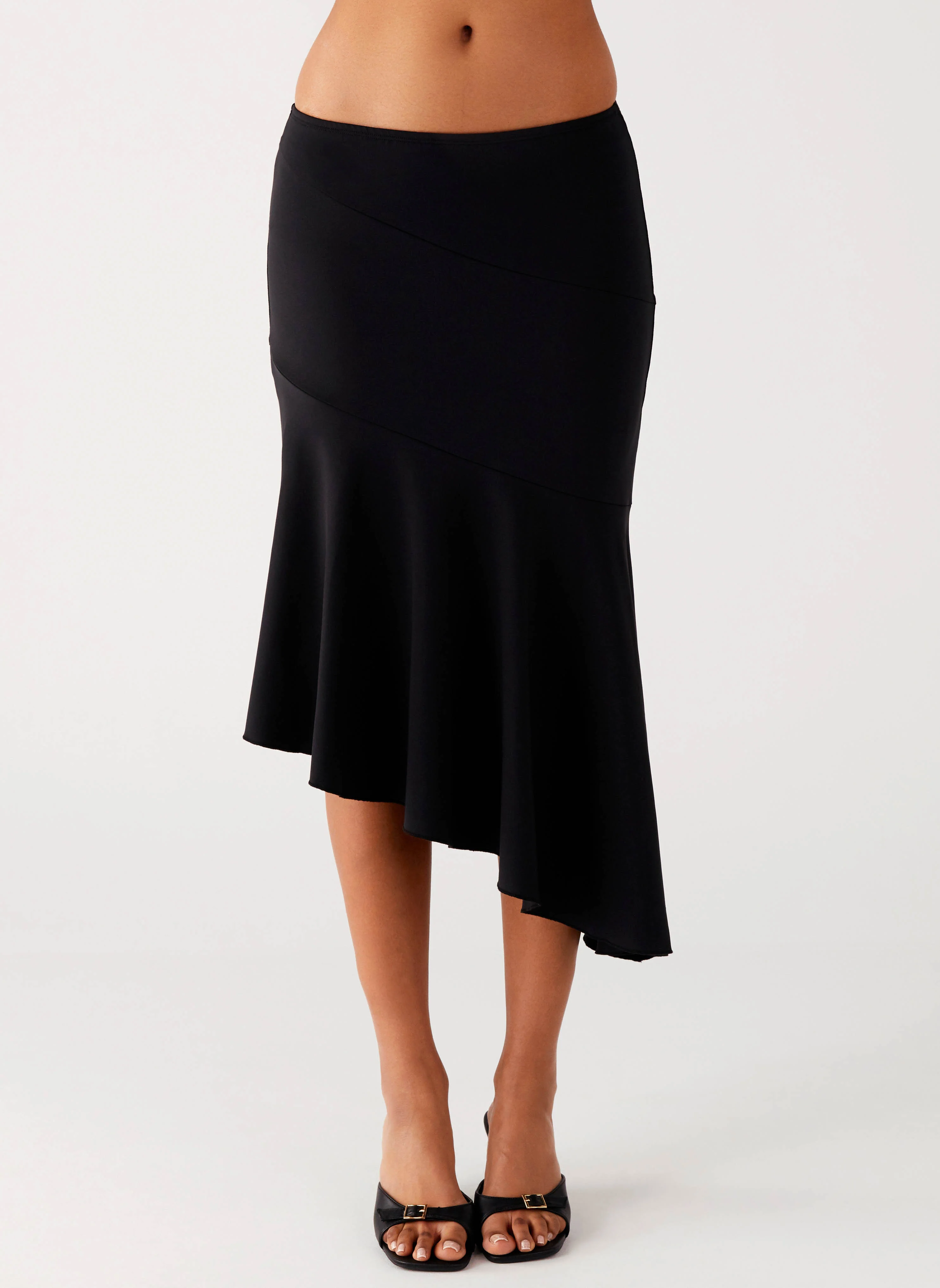 Wonderlust Midi Skirt - Black - Image 3