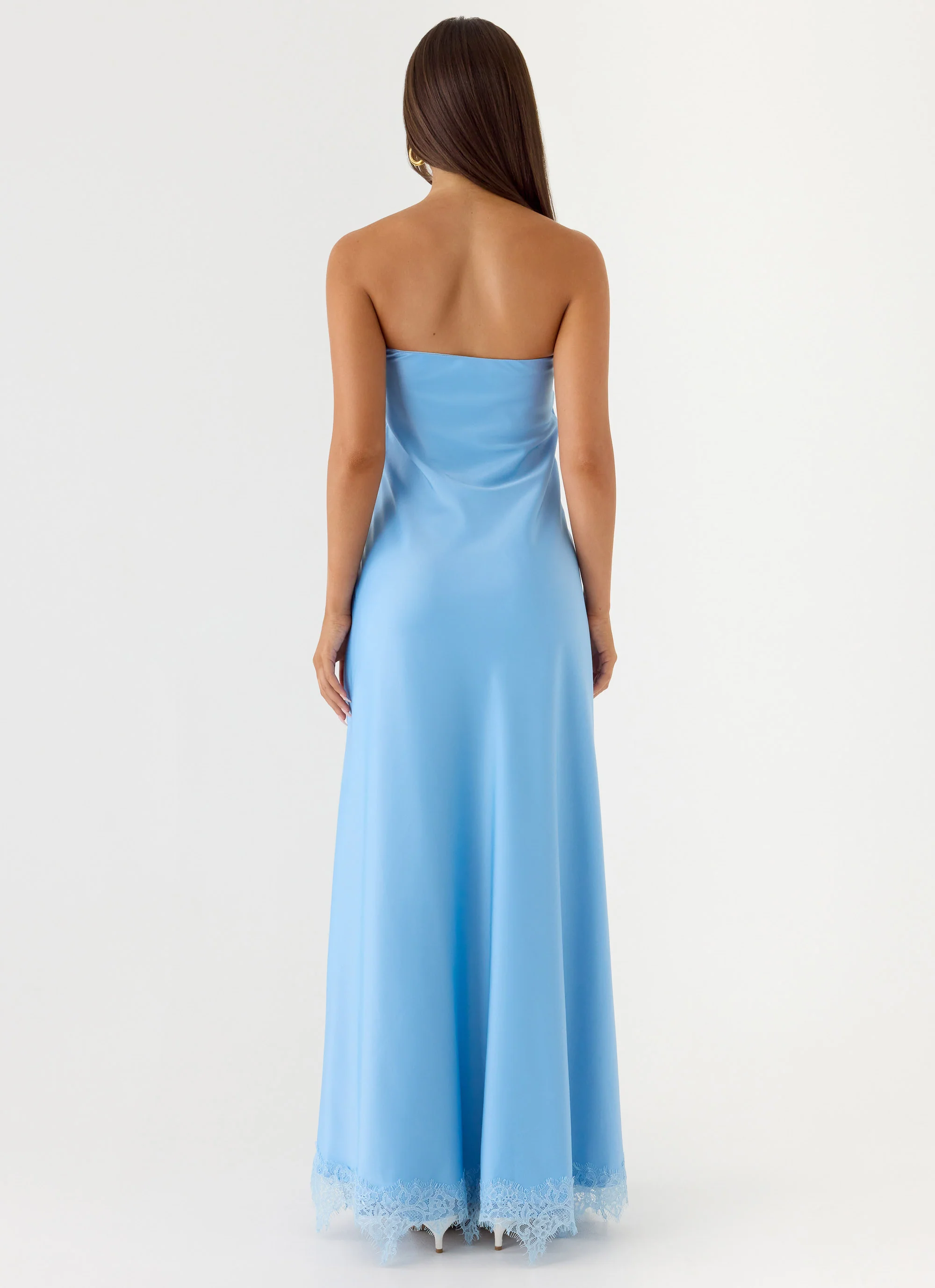 Yanina Strapless Maxi Dress - Blue - Image 3