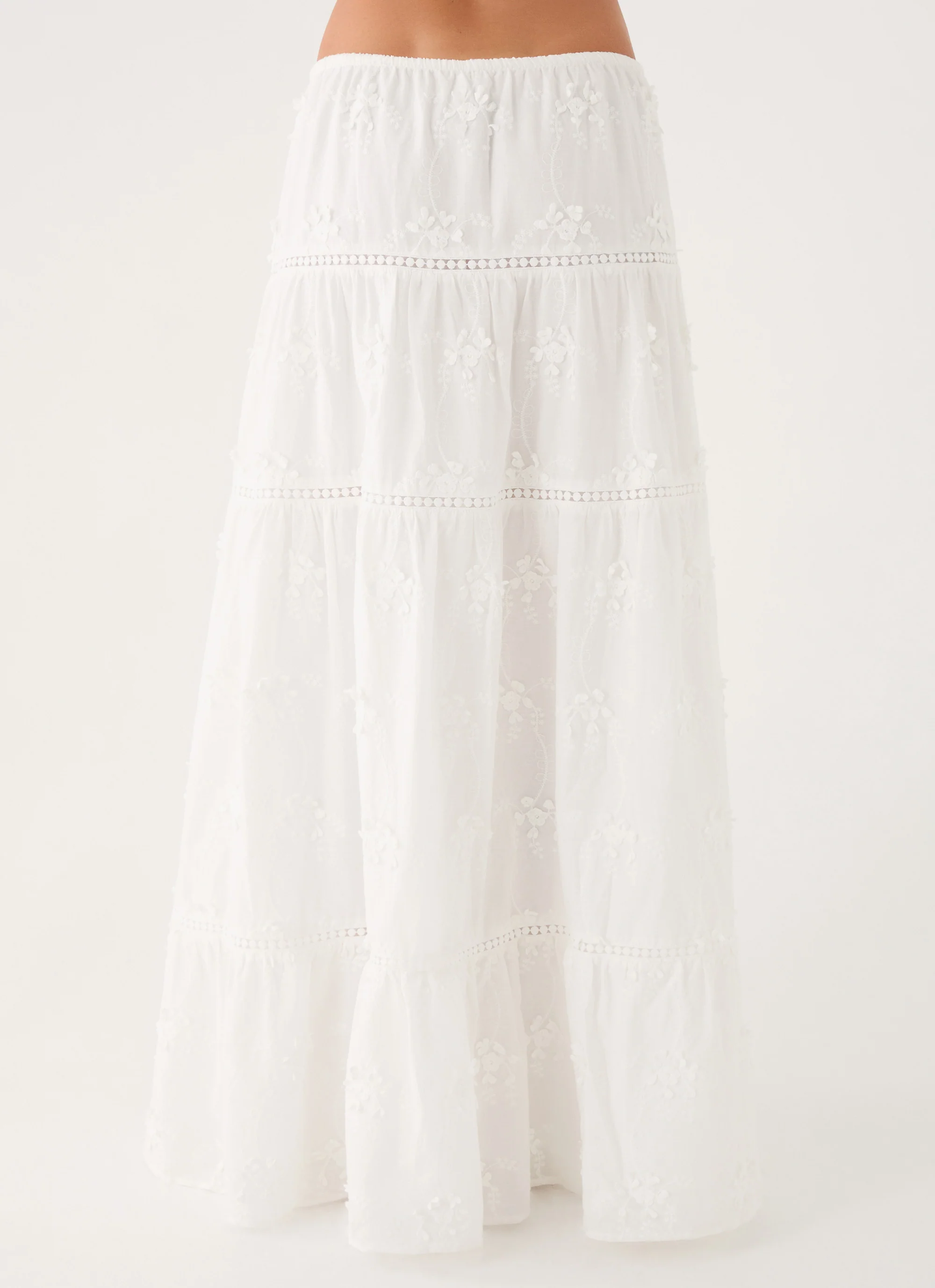 Yours To Keep Maxi Skirt - White - Image 3