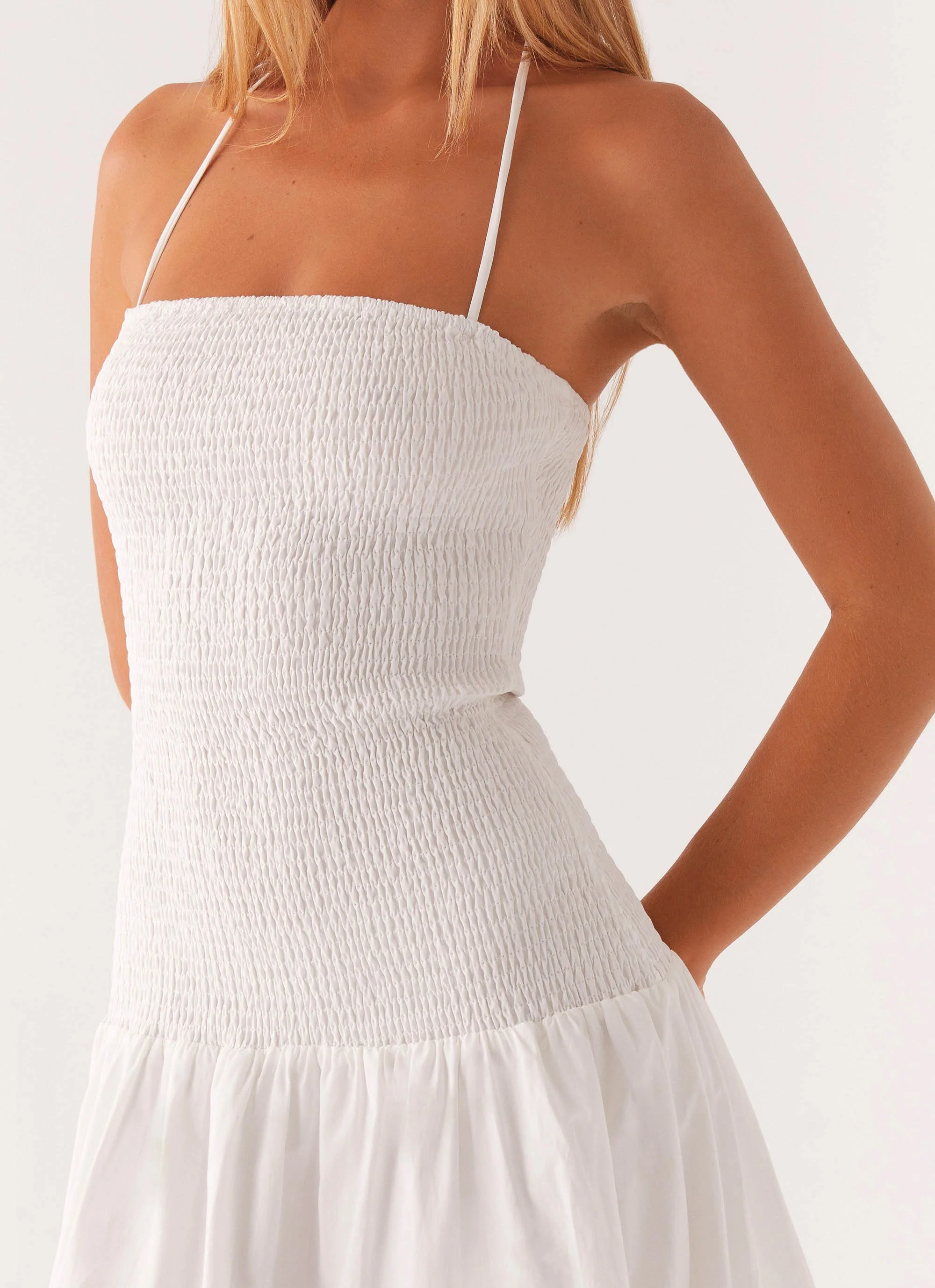 Zahra Maxi Dress - White - Image 6