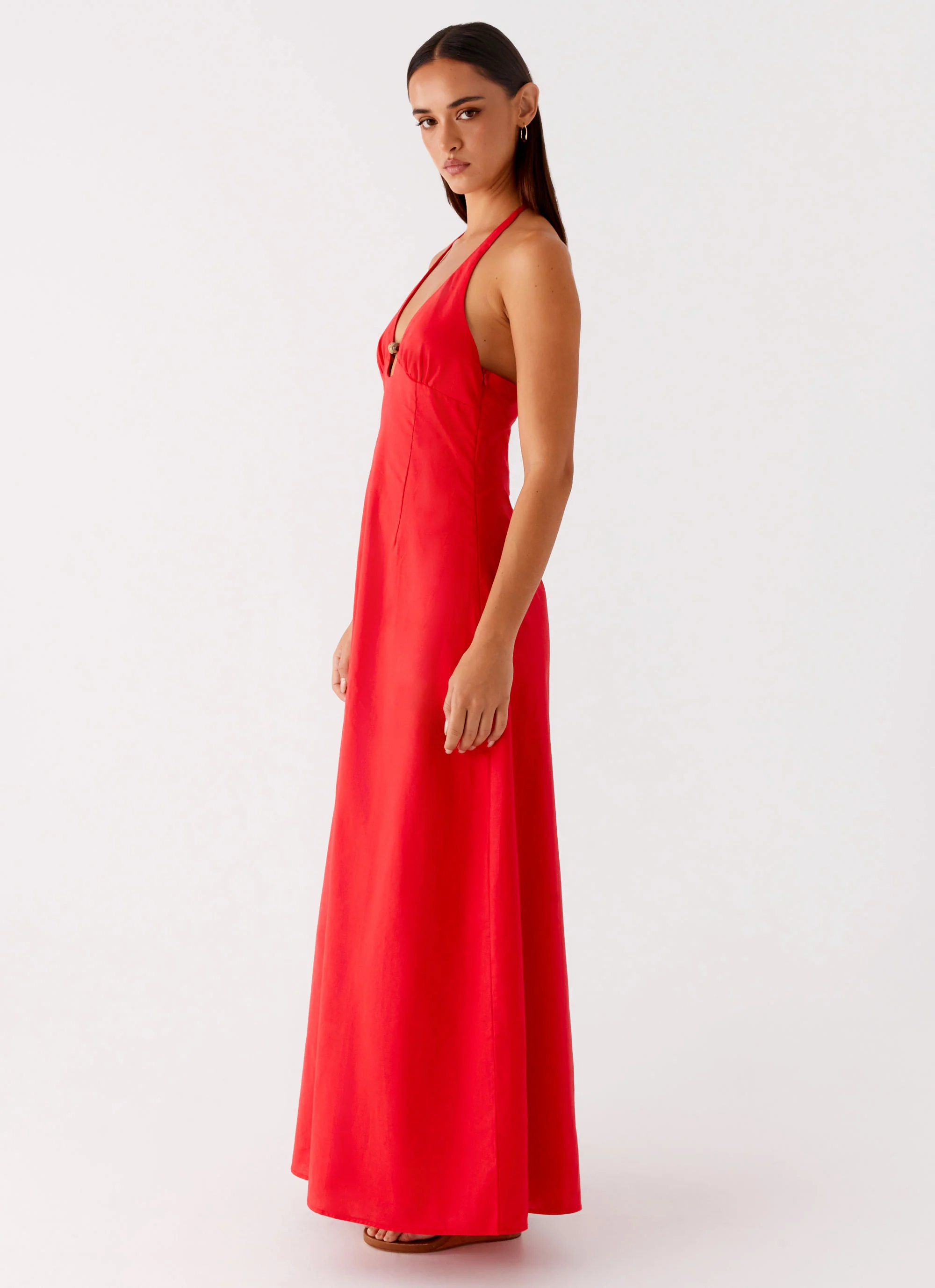 Zana Maxi Dress - Red - Image 3