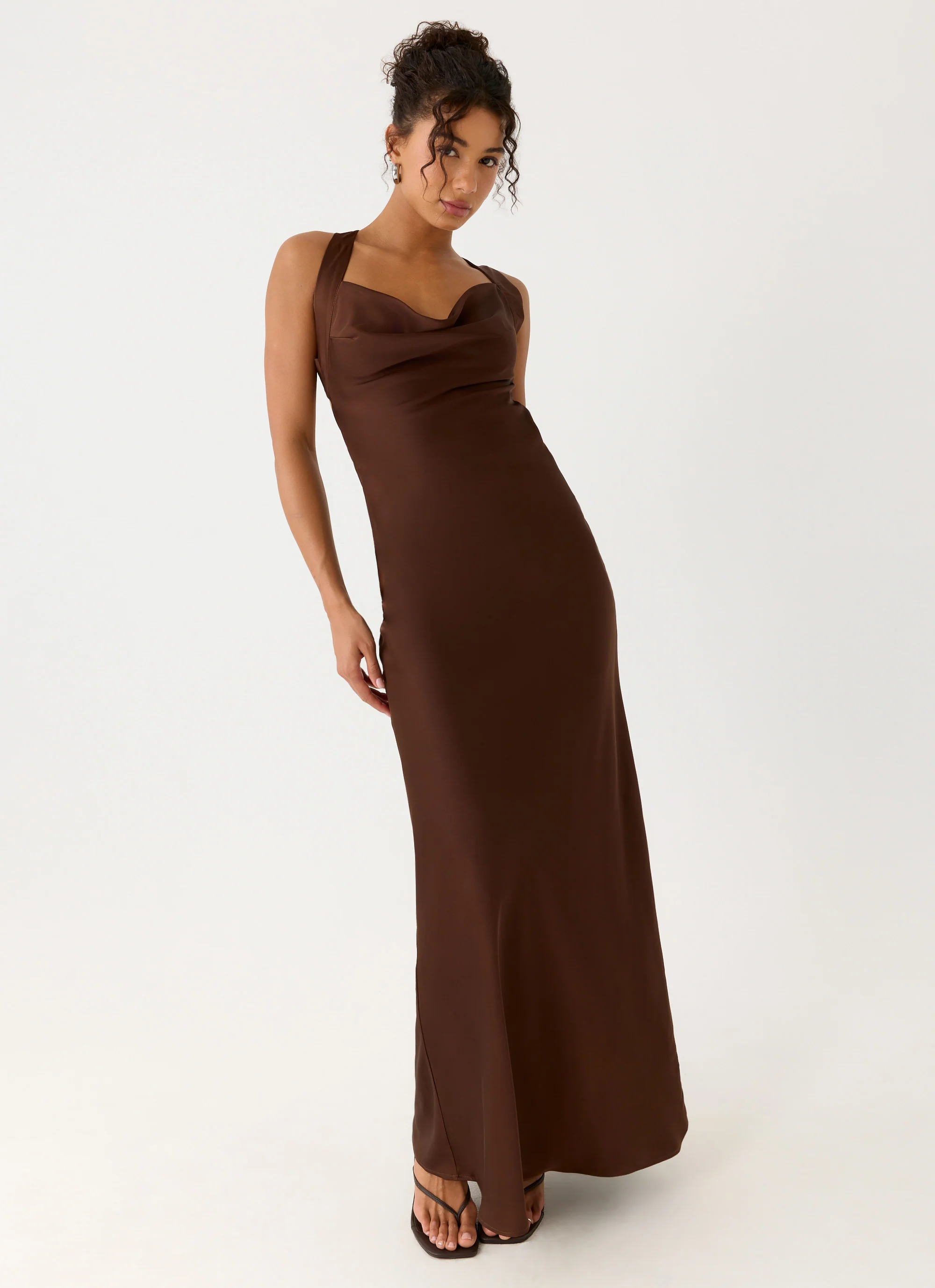 Zandie Maxi Dress - Chocolate Torte - Image 2