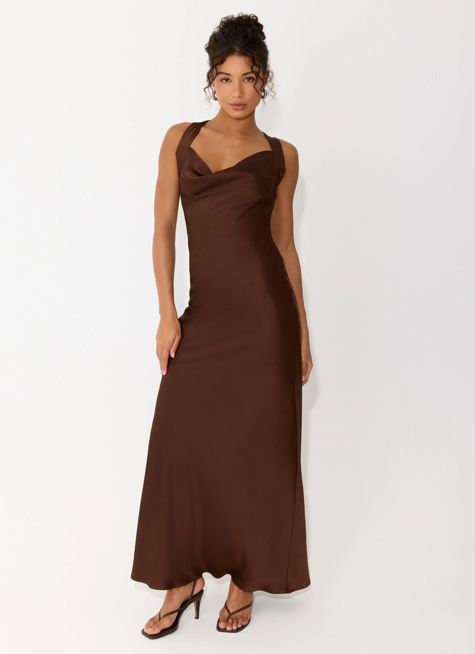 Zandie Maxi Dress - Chocolate Torte - Image 6