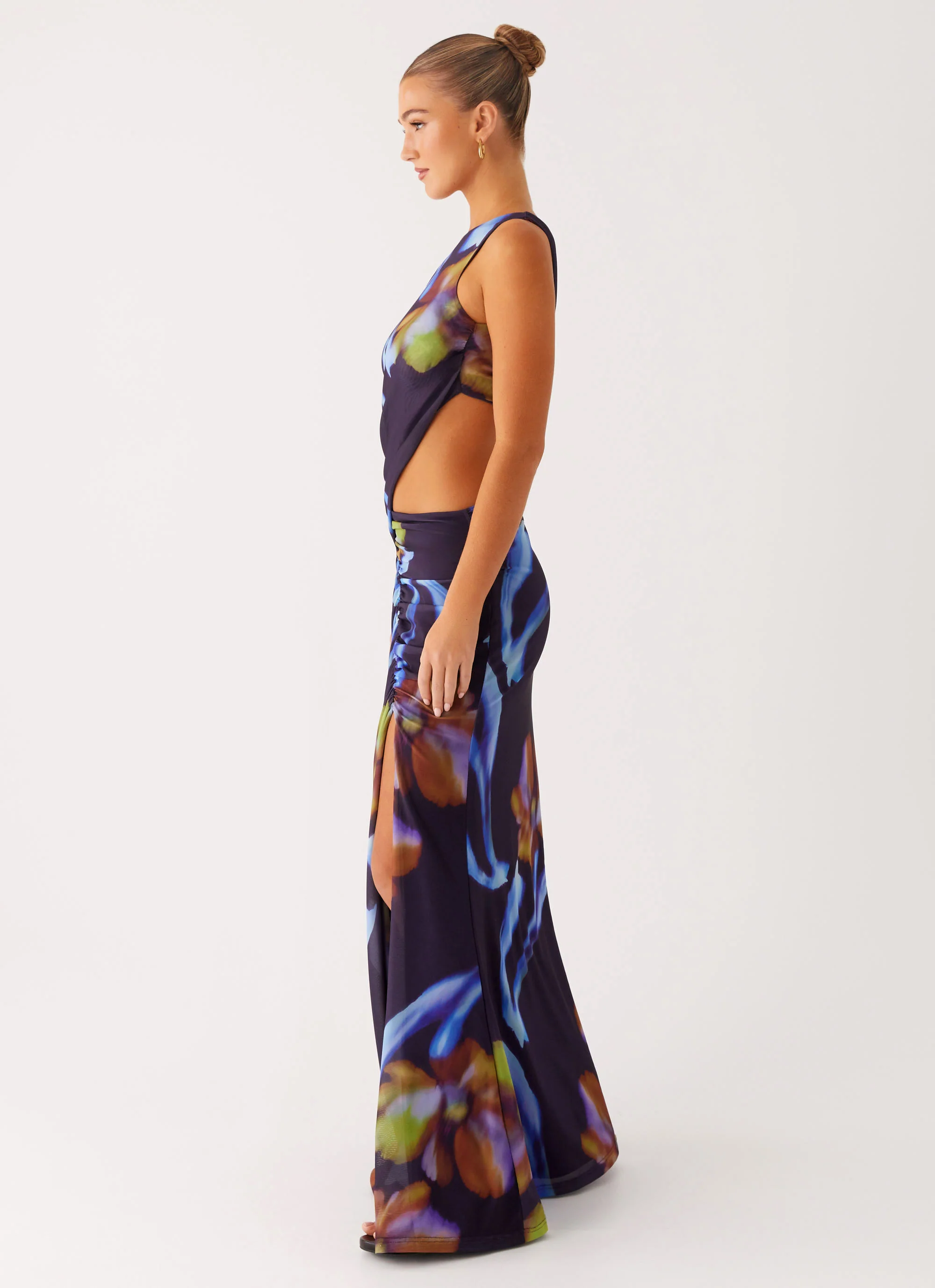 Zanzibar Maxi Dress - Dark Floral - Image 6