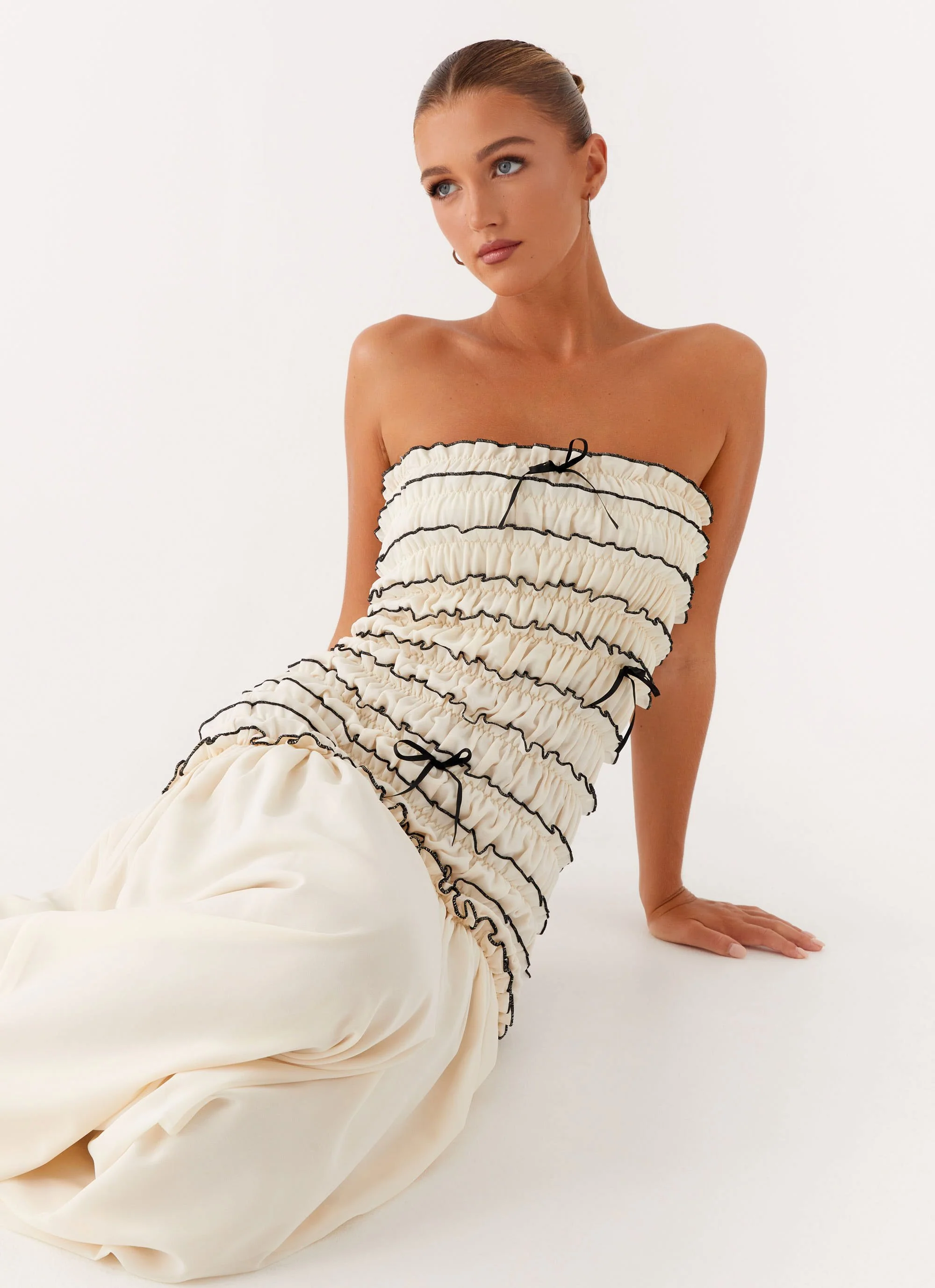 Zariah Maxi Dress - Ivory - Image 6