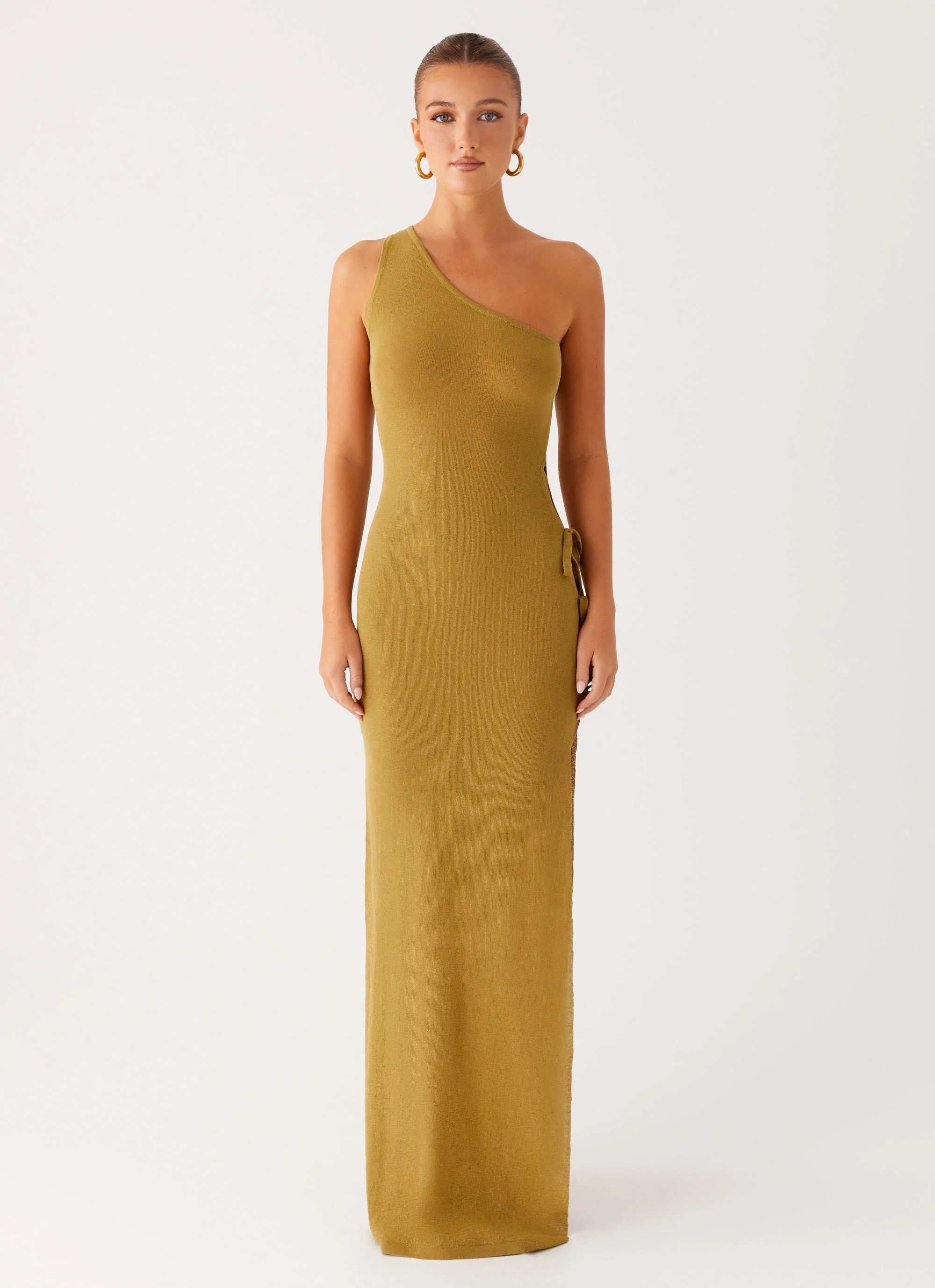 Zarnella Maxi Dress - Lime - Image 2