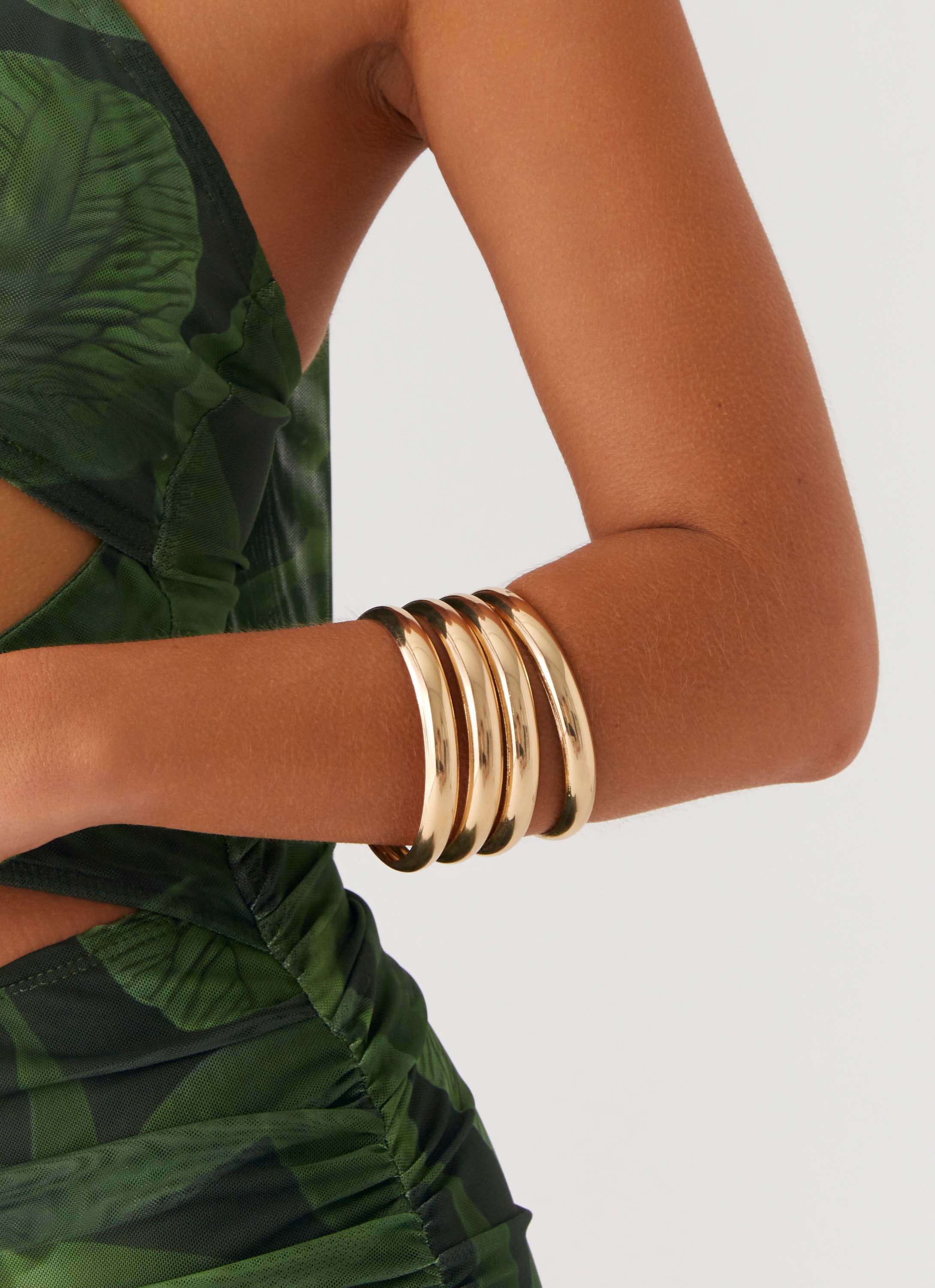 Zayden Bangles - Gold - Image 2